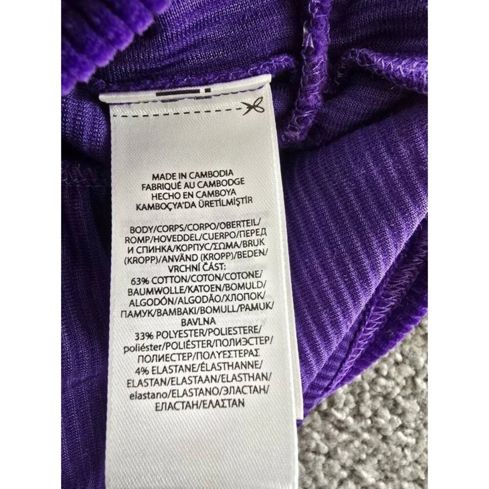 Polo Ralph Lauren Tiered Corduroy Skirt Toddler & Little Girls 2 Opulent Purple